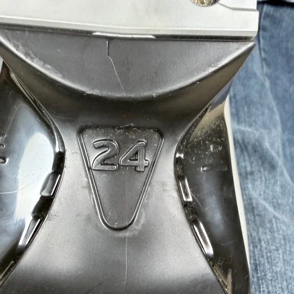 Salomon X Fit Fusion Comfort Women's Ski Boots Black Silver Size 24.5 womens 7.5 - Picture 7 of 8